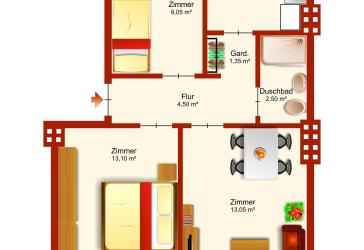 WG sucht Nachfolger 3/4 Zi. - Wohnung mit Küche, Duschbad und Balkon