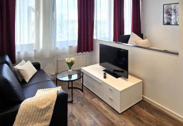 Komfortables 1-Zimmer Apartment, bequem & komplett ausgestattet, zentral Niederrad