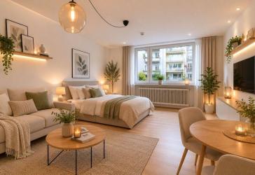 Untere Au: SOFORT VERFÜGBAR & LEER: ruhiges 1 Zimmer-Appartement im Rückgebäude