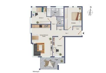 Vorschaubild Wohnung