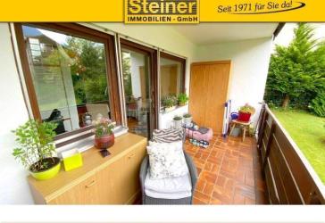 1-Zimmer-Hochparterre-Wohnung ca. 27 m², EBK, Gartennutzung, Balkon, TG-Platz a. W.