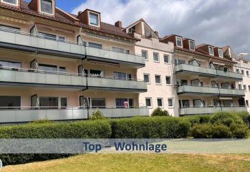 SCHÖNE 3-ZIMMER WOHNUNG MIT LOGGIA UND TAGESLICHTBAD, IN RUHIGER ZENTRALER LAGE