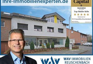 Wohn- und Geschäftshaus mit toller Dachgeschosswohnung in Badorf