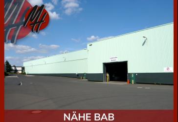 NÄHE BAB - VIELSEITIG NUTZBAR - Lagerflächen (1.200 m²) zu vermieten