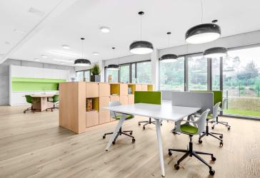 Coworking-Bereich in Regus Europa Karree