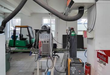 Modernes Gewerbeensemble