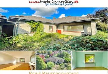 Winkelwalmdachbungalow im Dornröschenschlaf sucht Familie zum Wachküssen * Schatz im Garten inkl. *