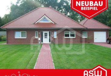 Musterhaus! Ländlich gelegener Neubau - Traum - Bungalow mit Spitzdachgarage