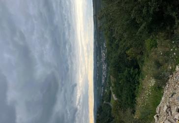 Erste Baureihe mit Blick über die Mosel