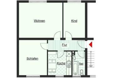3,5 Zimmerwohnung im Erdgeschoß