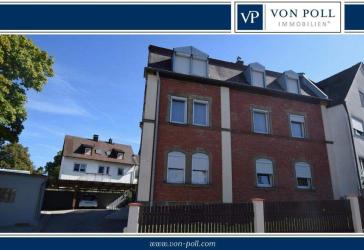 Stadtnahe Erdgeschosswohnung mit Gartenanteil und Carportstellplatz