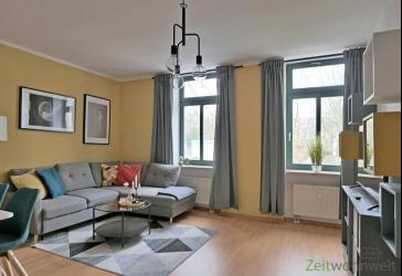 (EF0618_M) Chemnitz: Altendorf, möblierte 2-Zimmer-Wohnung in ruhiger Nebenstraße, WLAN und Waschmaschine vorhanden