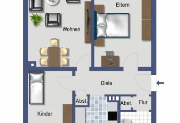 BN-Lessenich. 3 Zi.-Wohnung - Kapitalanlage am Alten Bach - provisionsfrei