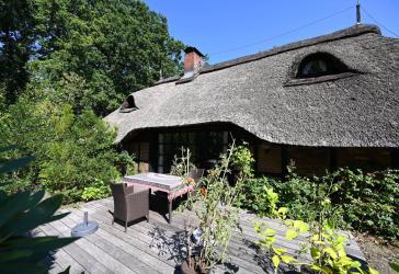 Reetgedecktes Bauernhaus auf herrlichem Grundstück