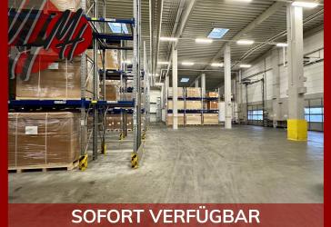 SOFORT VERFÜGBAR - VIELSEITIG NUTZBAR - Lager (3.500 m²) & Büro-/Sozial (200 m²)