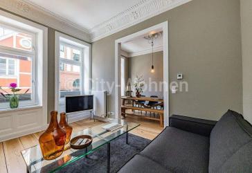 Möbliert wohnen in einer 3-Zimmer Wohnung in Gehdistanz zur Außenalster in Hamburg-St.Georg