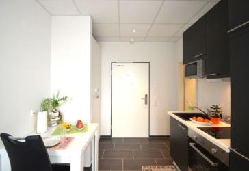 Praktisches Single-Apartment, gemütlich und voll ausgestattet, zentral in Niederrad