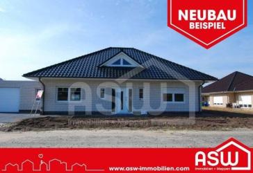 Musterhaus! Geräumiger Neubau-Bungalow mit massiver Garage und hochwertiger Ausstattung in Lathen!