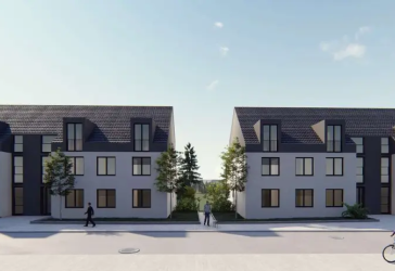 Moderne Maisonette Wohnung auf zwei Ebenen, moderne Wärmepumpenheizung