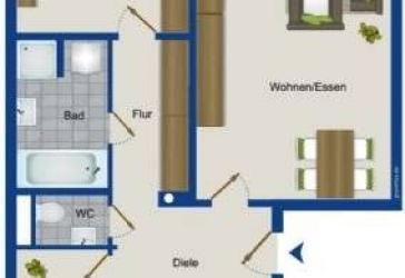 3-Zimmer-Wohnung in Erlangen Tennenlohe zu vermieten