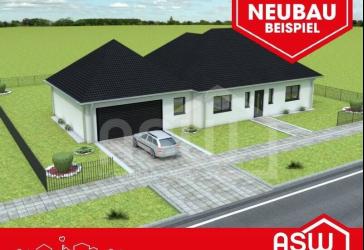 Musterhaus! Neubaubungalow mit Doppelgarage und freiem Feldblick in Südlage