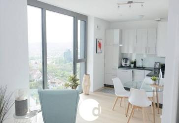 Außergewöhnlicher Ausblick: 2-Zimmer-Wohnung im höchsten Wohnhaus Stuttgarts