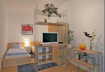 (EF0670_M) Jena: Süd, kleines möbliertes Apartment, WLAN inklusive