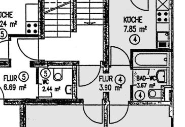 zentrumsnahe 3-Raum-Wohnung zu verkaufen