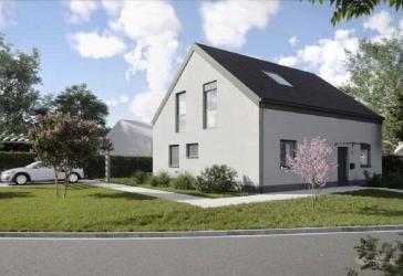 WINDECK-DATTENFELD, in schöner Lage, NEUBAU freist. Einfamilienhaus, 5 Zi. 132 m² Wfl., 622 m² GrSt.