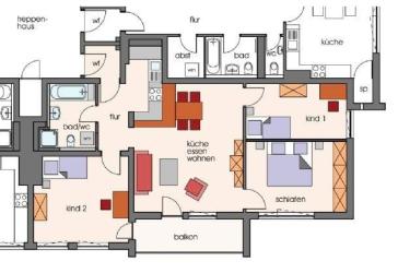 Familienfreundliche 4-Zimmer Eigentumswohnung mit Balkon im südlichen Stadtbereich von Nürnberg