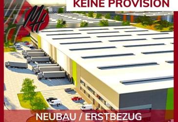 KEINE PROVISION - NEUBAU - Lager-/Logistikflächen (30.000 m²) & variabel Büro-/Mezzanineflächen