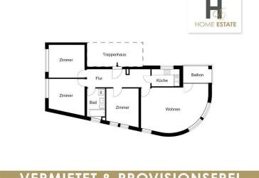 Vermietete Wohnung zum Sonderpreis & Provisionsfrei