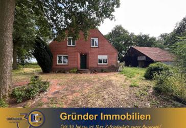 Provisionsfrei für Käufer! Sanierungsbedürftiger Resthof mit großem Grundstück von ca. 170.000 m²!
