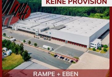 KEINE PROVISION - SCHNELL VERFÜGBAR - Rampe + eben - Lager-/Logistik (23.000 m²) & Büro (1.000 m²)