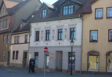 Historisches Fachwerkhaus mit attraktivem Ferienwohnungs-Potenzial im Herzen von Naumburg - Fassade Denkmalschutz
