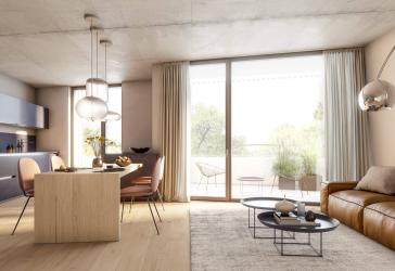 3-Zimmer-Wohnung, Süd Ost Ausrichtung, HERDERGÄRTEN 1.4.3