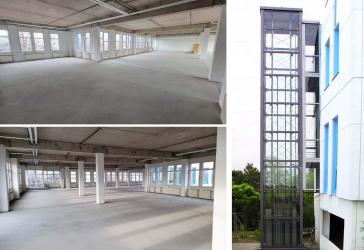 Produktions-/Lager- & Bürofläche im Gewerbepark Wiedemar, Balkon, Lastenaufzug mögl..