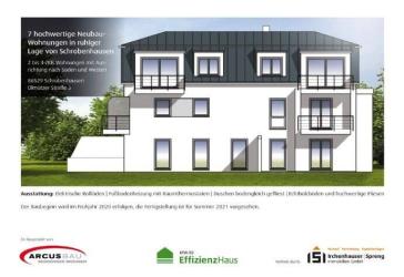 2-ZKB Obergeschoss-Wohnung mit Süd-Balkon, elektrischen Rollläden, Fußbodenheizung und bodengleicher Dusche in ruhiger Lage von Schrobenhausen!