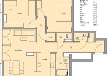 SOFORTBEZUG! Attraktive Studio-Wohnung mit Dachterrasse und Traumblick! Nachhaltiger KfW 55-Standard