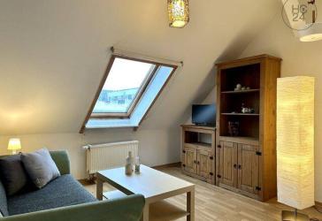 Möblierte Dachgeschoss Wohnung im in Leipzig-Plagwitz mit Balkon
