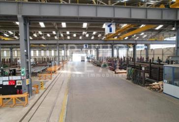 STAHLHALLE IN NEUSS | KRANBAHN | LKW-DURCHFAHRT