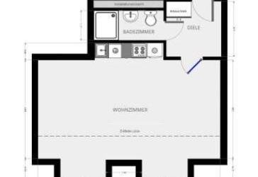 Frei ab 01.09.2018! freundliches, helles 1-Zi-Apartement in der Mansarde, Nürnberg Nord, ruhige Innenstadtlage