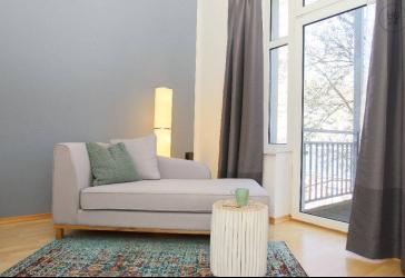 TOP! Möbliertes Studio Apartment mit BALKON in Leipzigs Szenestadtteil SÜDVORSTADT