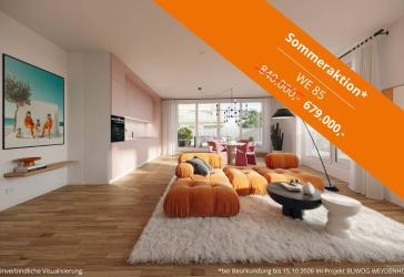 Jetzt von Preisaktion profitieren: Wunderschönes 2,5 Zimmer-Penthouse mit zwei großen Terrassen
