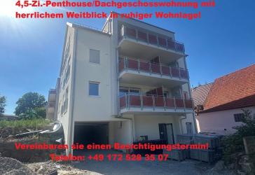 ***4,5-Zi.-Penthouse / Dachgeschosswohnung mit TG-Stellplätzen, Aufzug - Top Ausblick ***