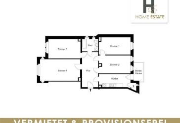 Charaktervolle 4-Zimmer-Wohnung mit Stuck