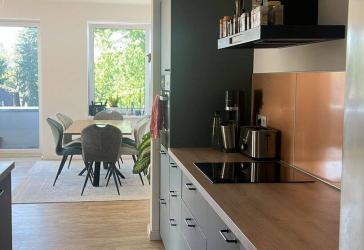 sonnige 96,42m² Wohnung, 3-Zi+Kü+Balkon im 1.OG, hell+sonnig, Neubau