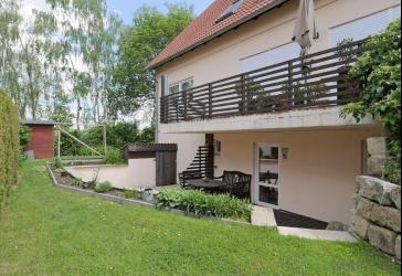 (EF0641_M) Dresden: Schönfeld, kleine ruhige 2-Zimmer-Wohnung mit eigener Terrasse in grüner Randlage, WLAN inkl.