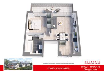 DOMIZIL ROSENGARTEN -2 Zi Wohnung -WHG21