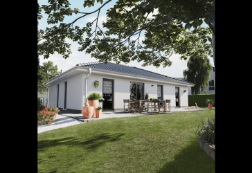 Bungalow 110 massiv gebaut, Preis inkl. Grundstück
